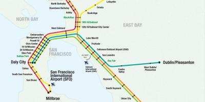 샌프란시스코 에어포트 바트 맵