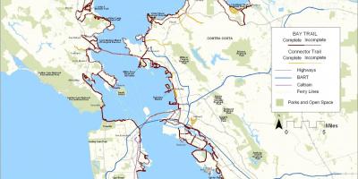 샌프란시스코 베이 트레일 맵
