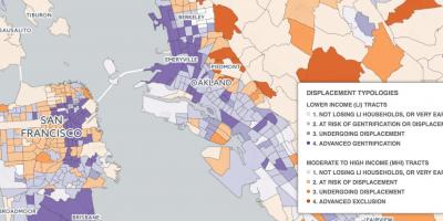 샌프란시스코 지도 gentrification