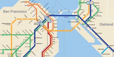 샌프란시스코 지하 맵