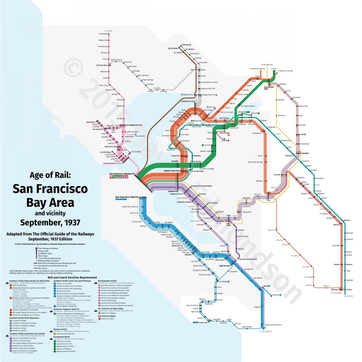 San Fran 기차 맵