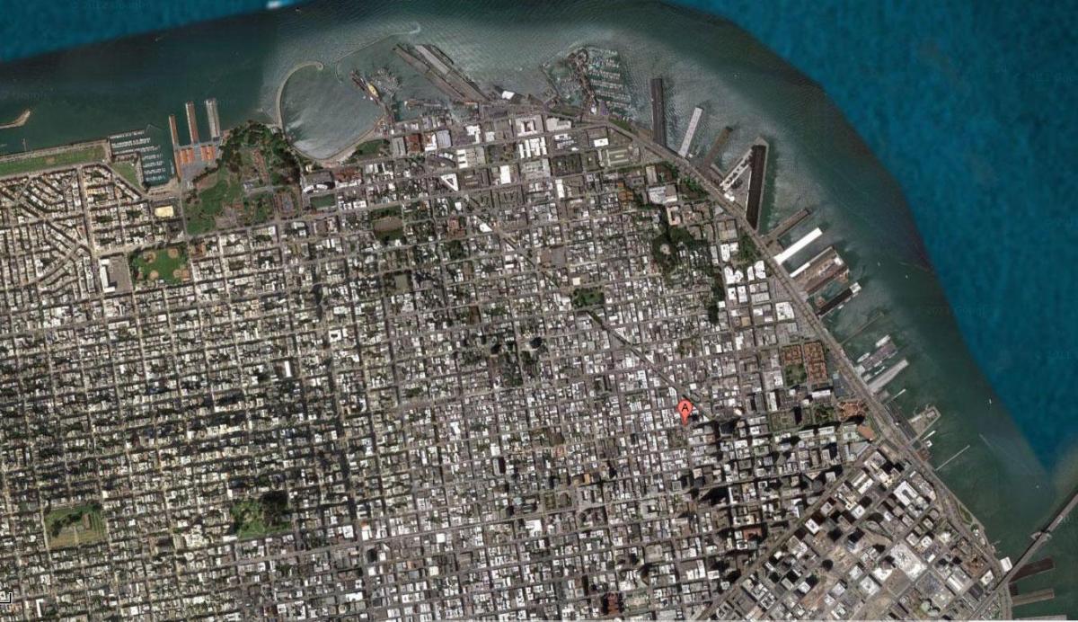 샌프란시스코 지도 satellite