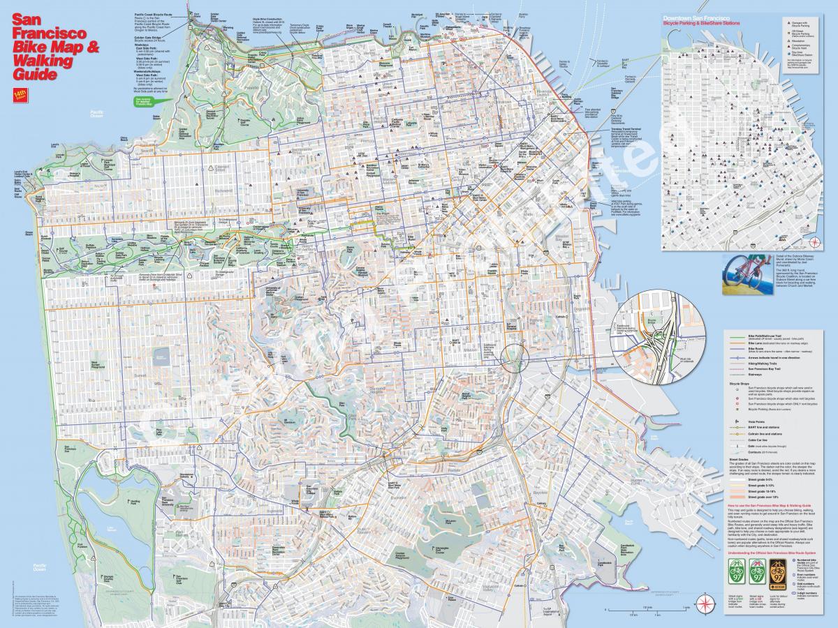 샌프란시스코 지도 자전거