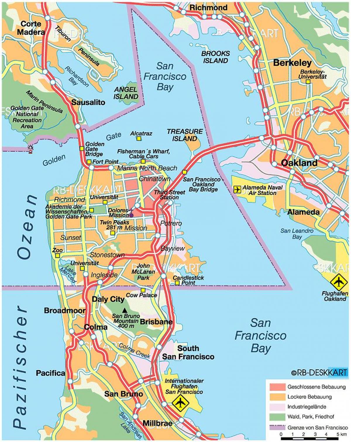 샌프란시스코 지도 카운티