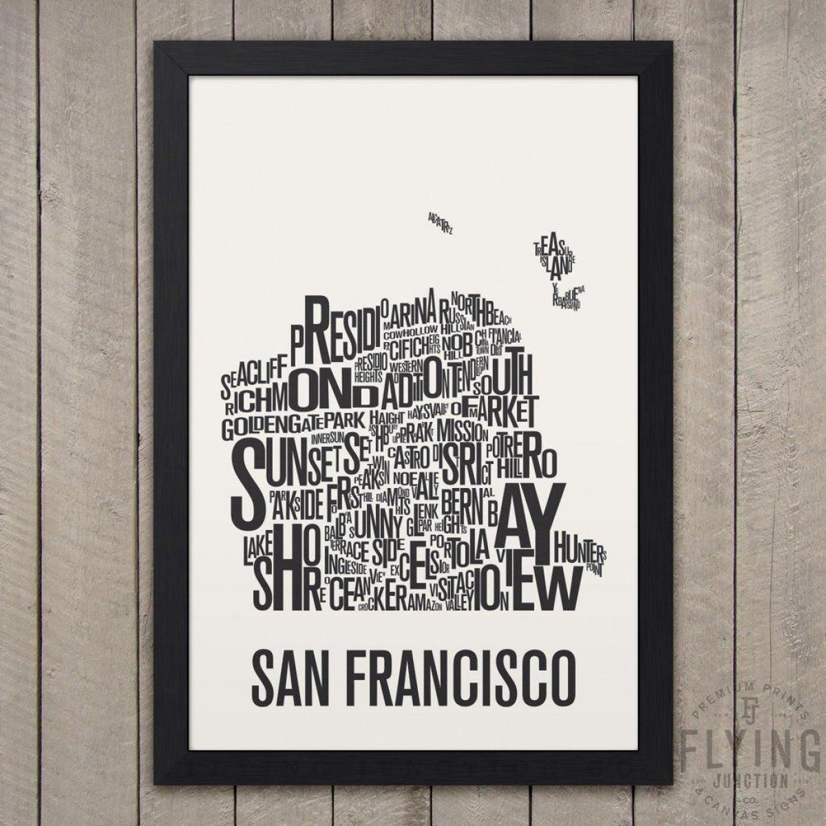 샌프란시스코 타이포그래피 맵