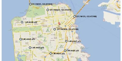샌프란시스코 지도 좌표