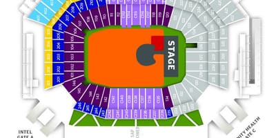 Levi's stadium 스위트 맵