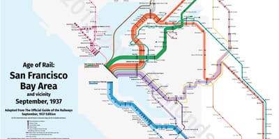 San Fran 기차 맵